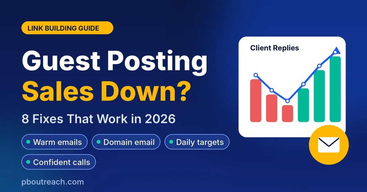 guest posting sales down