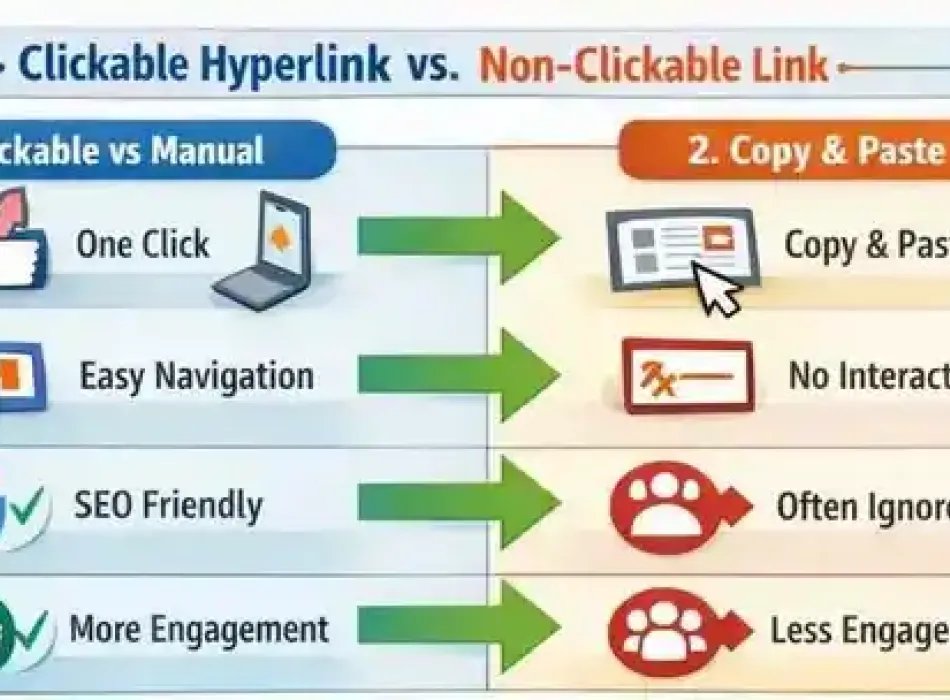 What is a Hyperlink? Clickable Hyperlink VS. Non-Clickable Link